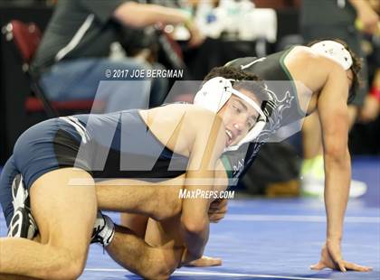 Thumbnail 2 in CIF State Boys Wrestling Championships (Day 1 - Round 3) photogallery.