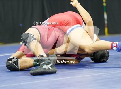 Thumbnail 1 in CIF State Boys Wrestling Championships (Day 1 - Round 3) photogallery.