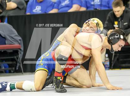 Thumbnail 1 in CIF State Boys Wrestling Championships (Day 1 - Round 3) photogallery.