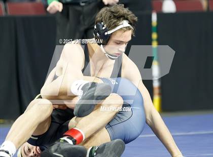 Thumbnail 1 in CIF State Boys Wrestling Championships (Day 1 - Round 3) photogallery.