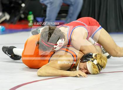 Thumbnail 1 in CIF State Boys Wrestling Championships (Day 1 - Round 3) photogallery.