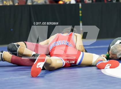 Thumbnail 2 in CIF State Boys Wrestling Championships (Day 1 - Round 3) photogallery.