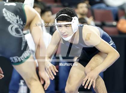Thumbnail 2 in CIF State Boys Wrestling Championships (Day 1 - Round 3) photogallery.