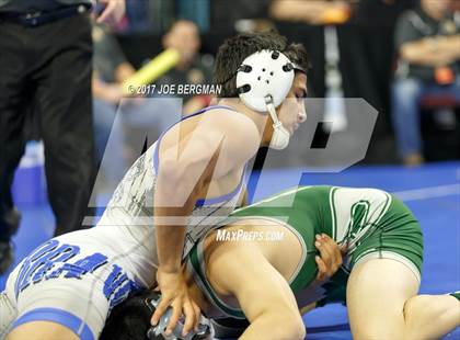 Thumbnail 2 in CIF State Boys Wrestling Championships (Day 1 - Round 3) photogallery.
