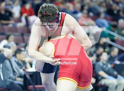 Thumbnail 1 in CIF State Boys Wrestling Championships (Day 1 - Round 3) photogallery.