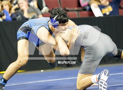Thumbnail 2 in CIF State Boys Wrestling Championships (Day 1 - Round 3) photogallery.