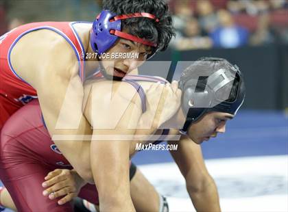 Thumbnail 2 in CIF State Boys Wrestling Championships (Day 1 - Round 3) photogallery.
