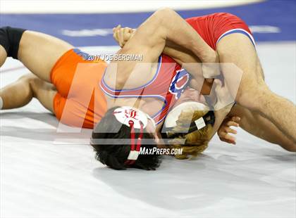 Thumbnail 1 in CIF State Boys Wrestling Championships (Day 1 - Round 3) photogallery.