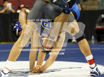 Thumbnail 2 in CIF State Boys Wrestling Championships (Day 1 - Round 3) photogallery.