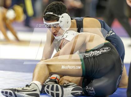 Thumbnail 2 in CIF State Boys Wrestling Championships (Day 1 - Round 3) photogallery.