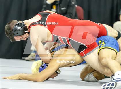 Thumbnail 3 in CIF State Boys Wrestling Championships (Day 1 - Round 3) photogallery.