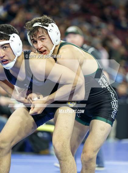 Thumbnail 2 in CIF State Boys Wrestling Championships (Day 1 - Round 3) photogallery.