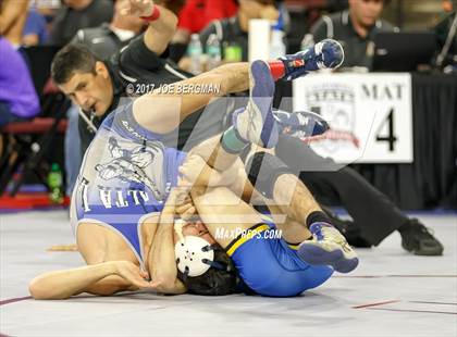 Thumbnail 1 in CIF State Boys Wrestling Championships (Day 1 - Round 3) photogallery.