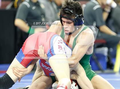 Thumbnail 3 in CIF State Boys Wrestling Championships (Day 1 - Round 3) photogallery.