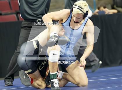 Thumbnail 1 in CIF State Boys Wrestling Championships (Day 1 - Round 3) photogallery.
