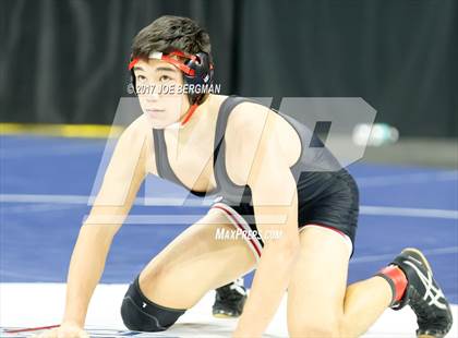 Thumbnail 2 in CIF State Boys Wrestling Championships (Day 1 - Round 3) photogallery.