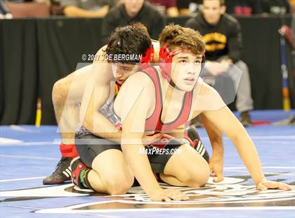 Thumbnail 2 in CIF State Boys Wrestling Championships (Day 1 - Round 3) photogallery.