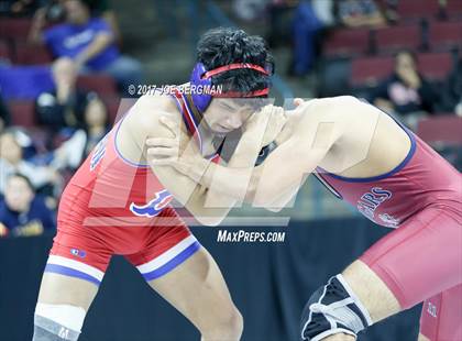 Thumbnail 1 in CIF State Boys Wrestling Championships (Day 1 - Round 3) photogallery.