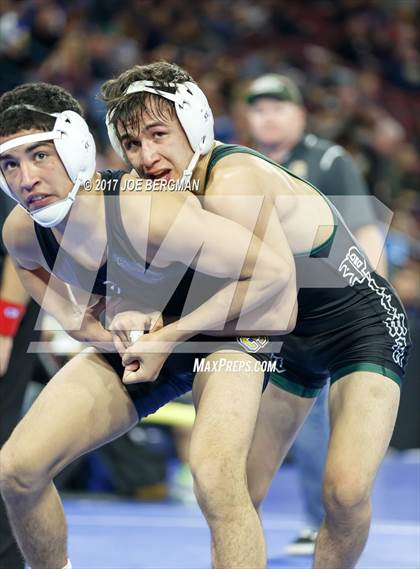 Thumbnail 1 in CIF State Boys Wrestling Championships (Day 1 - Round 3) photogallery.
