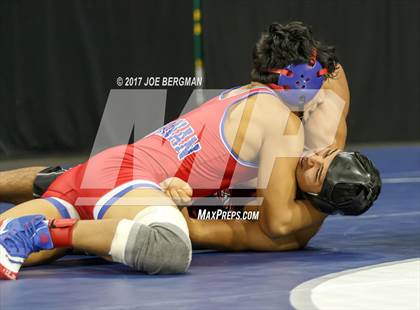 Thumbnail 1 in CIF State Boys Wrestling Championships (Day 1 - Round 3) photogallery.