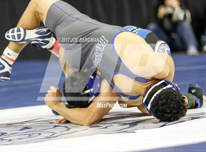 Thumbnail 1 in CIF State Boys Wrestling Championships (Day 1 - Round 3) photogallery.