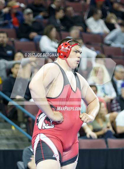 Thumbnail 1 in CIF State Boys Wrestling Championships (Day 1 - Round 3) photogallery.