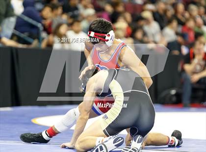 Thumbnail 1 in CIF State Boys Wrestling Championships (Day 1 - Round 3) photogallery.