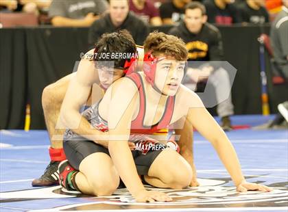 Thumbnail 1 in CIF State Boys Wrestling Championships (Day 1 - Round 3) photogallery.