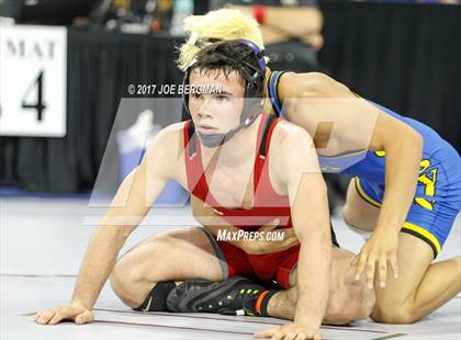 Thumbnail 2 in CIF State Boys Wrestling Championships (Day 1 - Round 3) photogallery.