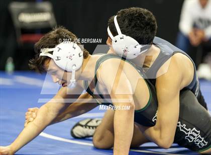 Thumbnail 1 in CIF State Boys Wrestling Championships (Day 1 - Round 3) photogallery.