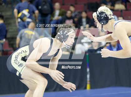 Thumbnail 1 in CIF State Boys Wrestling Championships (Day 1 - Round 3) photogallery.