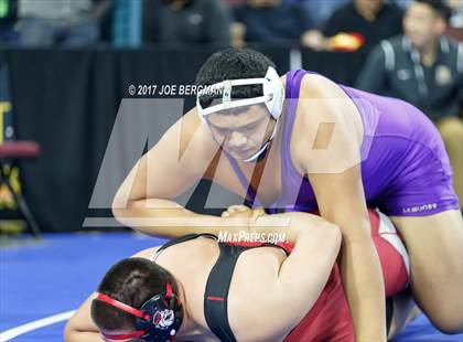 Thumbnail 3 in CIF State Boys Wrestling Championships (Day 1 - Round 3) photogallery.