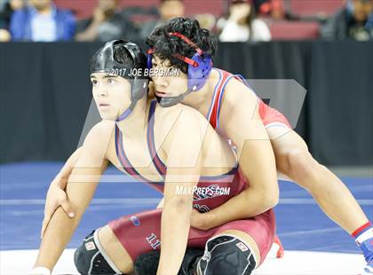 Thumbnail 2 in CIF State Boys Wrestling Championships (Day 1 - Round 3) photogallery.