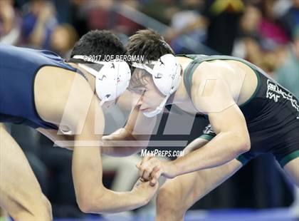 Thumbnail 2 in CIF State Boys Wrestling Championships (Day 1 - Round 3) photogallery.