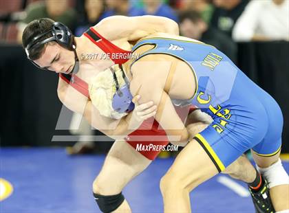 Thumbnail 3 in CIF State Boys Wrestling Championships (Day 1 - Round 3) photogallery.