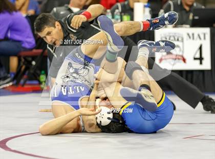 Thumbnail 2 in CIF State Boys Wrestling Championships (Day 1 - Round 3) photogallery.