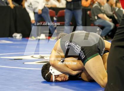 Thumbnail 2 in CIF State Boys Wrestling Championships (Day 1 - Round 3) photogallery.