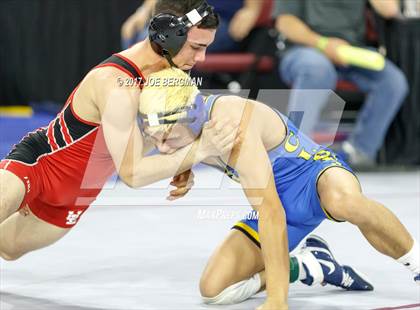 Thumbnail 2 in CIF State Boys Wrestling Championships (Day 1 - Round 3) photogallery.