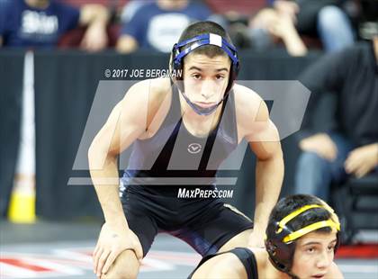 Thumbnail 2 in CIF State Boys Wrestling Championships (Day 1 - Round 3) photogallery.