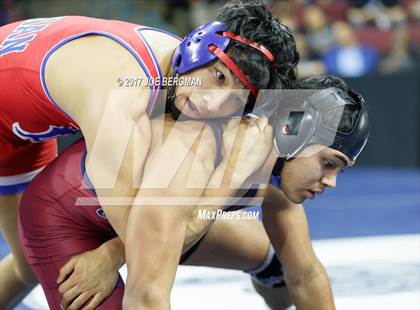 Thumbnail 1 in CIF State Boys Wrestling Championships (Day 1 - Round 3) photogallery.
