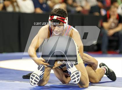 Thumbnail 2 in CIF State Boys Wrestling Championships (Day 1 - Round 3) photogallery.