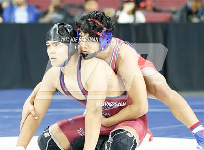 Thumbnail 3 in CIF State Boys Wrestling Championships (Day 1 - Round 3) photogallery.