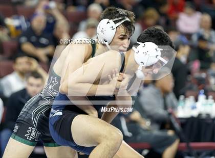 Thumbnail 1 in CIF State Boys Wrestling Championships (Day 1 - Round 3) photogallery.