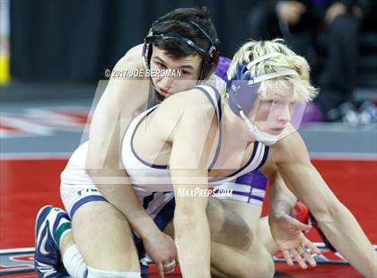 Thumbnail 3 in CIF State Boys Wrestling Championships (Day 1 - Round 3) photogallery.