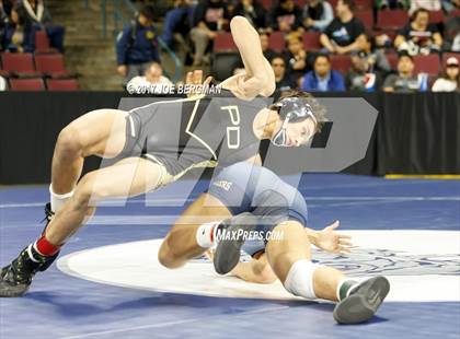 Thumbnail 1 in CIF State Boys Wrestling Championships (Day 1 - Round 3) photogallery.