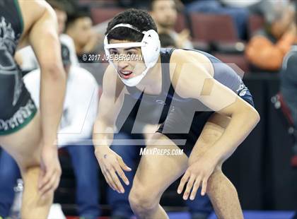 Thumbnail 1 in CIF State Boys Wrestling Championships (Day 1 - Round 3) photogallery.