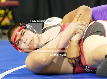 Thumbnail 2 in CIF State Boys Wrestling Championships (Day 1 - Round 3) photogallery.