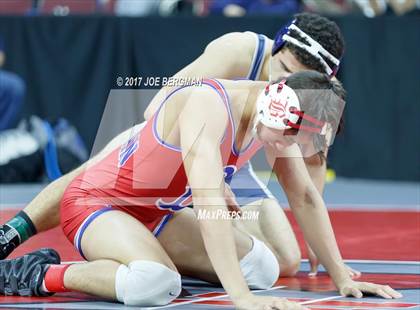 Thumbnail 1 in CIF State Boys Wrestling Championships (Day 1 - Round 3) photogallery.