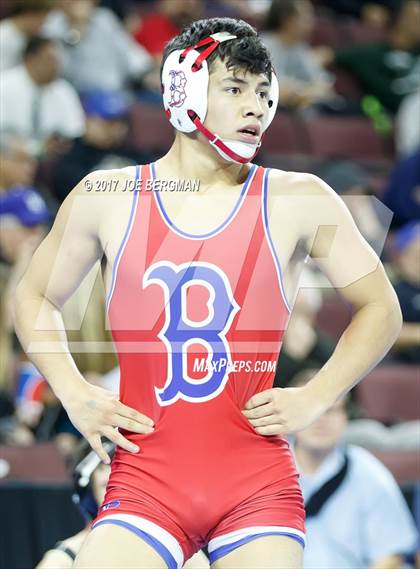 Thumbnail 1 in CIF State Boys Wrestling Championships (Day 1 - Round 3) photogallery.