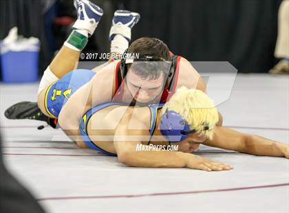 Thumbnail 3 in CIF State Boys Wrestling Championships (Day 1 - Round 3) photogallery.